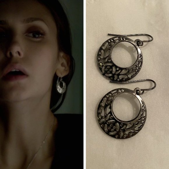 Target Jewelry - Target Filigree Hoop Earrings ALT ASO Elena Gilbert 3x11, 3x19, 3x22